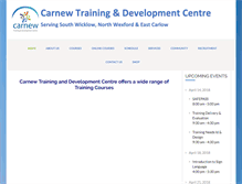 Tablet Screenshot of carnewtdc.ie